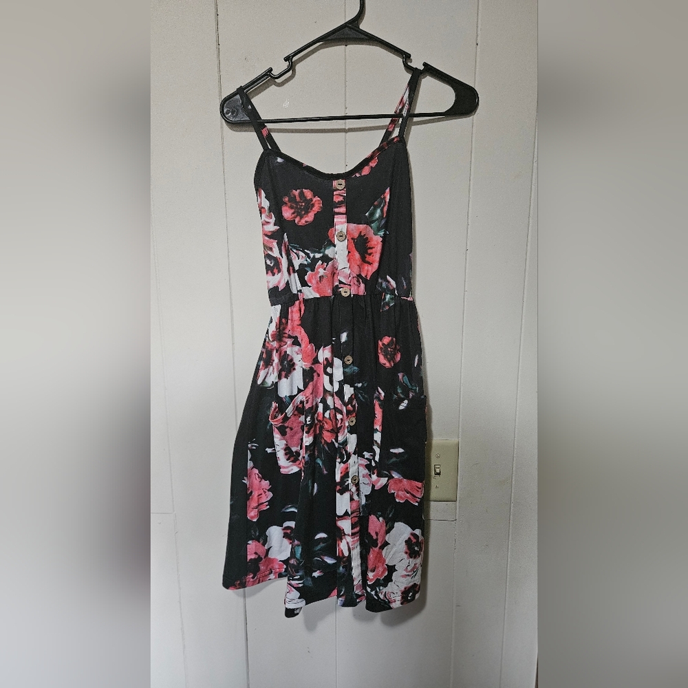 Black Floral Dress